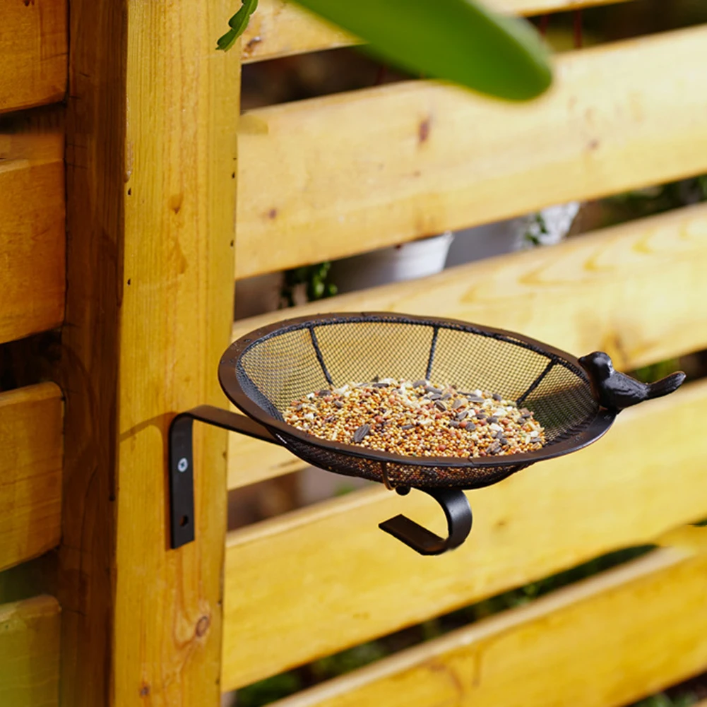 Easy Clean Bird Feeder Easy Clean Feeder Bird Feeding Tray 10-Inch Diameter Flexible Installation Garden Feeding Area