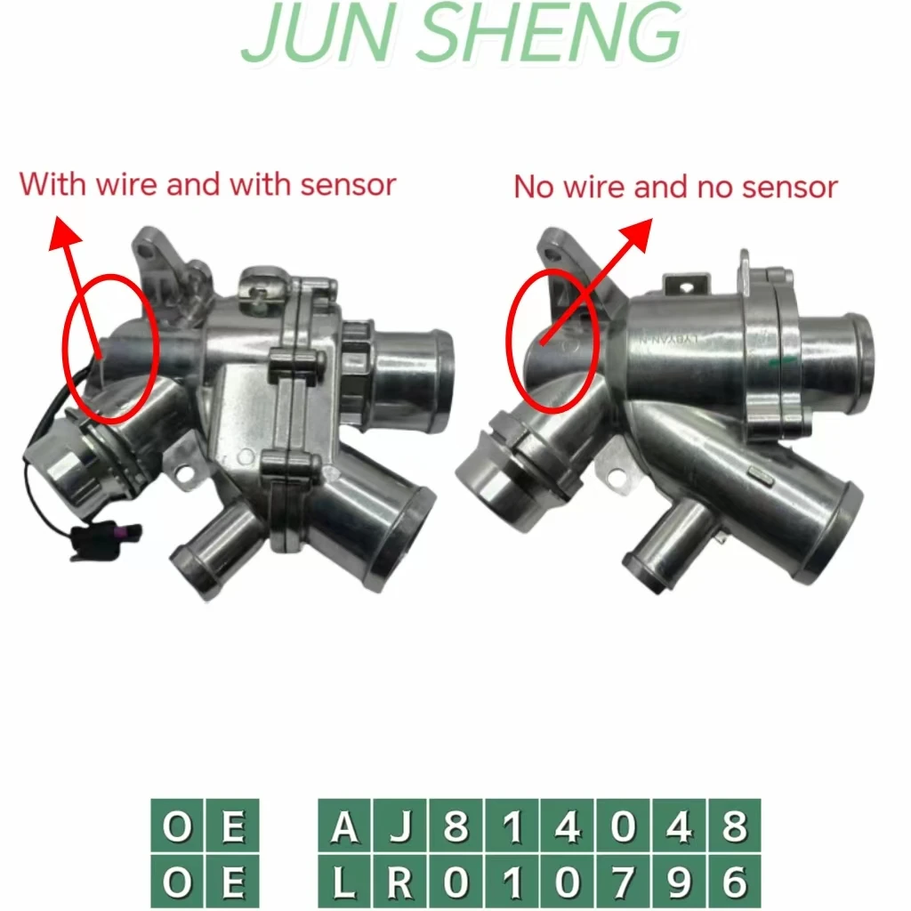 Thermostat Housing For Land Rover Range Rover Defender discovery Jaguar F-TYPE XF XJ XK XE LR010799 AJ814048