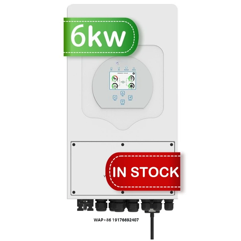 Factory Price With IP65 Protection Degree Solar Inverter On-Grid 6KW SUN-6K-SG05LP1-EU 6000W Deye Hybrid Inverter