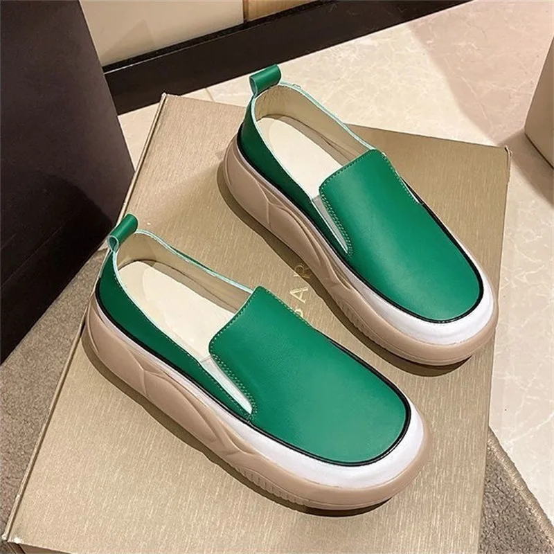 Platform Shoes for Women\'s Casual Shoes Moccasins Female Footwear Moccasins Sneaker Platform Loafers Women Shoes Tênis