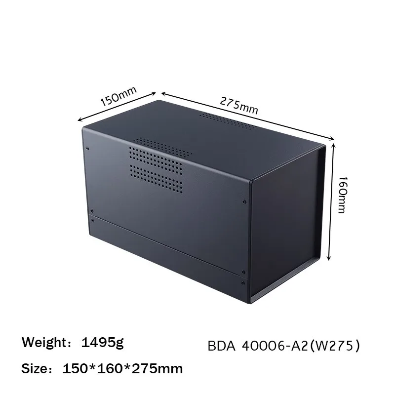 

275x160x150mm Iron Enclosure Junction Box Metal Electronic Enclosure Diy Iron Profile Housing Instrument Case