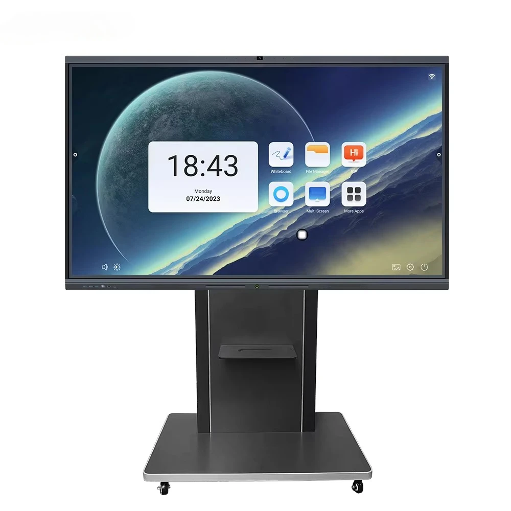 

86-дюймовая 4K цифровая школьная смарт-доска с сенсорным экраном, интерактивная доска с камерой, дисплей Smart Board