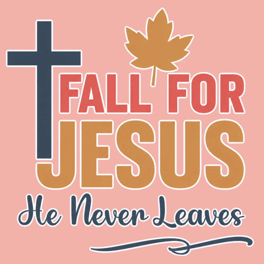Car Stickers And Decals, Vinyl Decals, Fall For Jesus No Never Leaves, Automotive Decals, Funny Bumper Stickers(1pc)