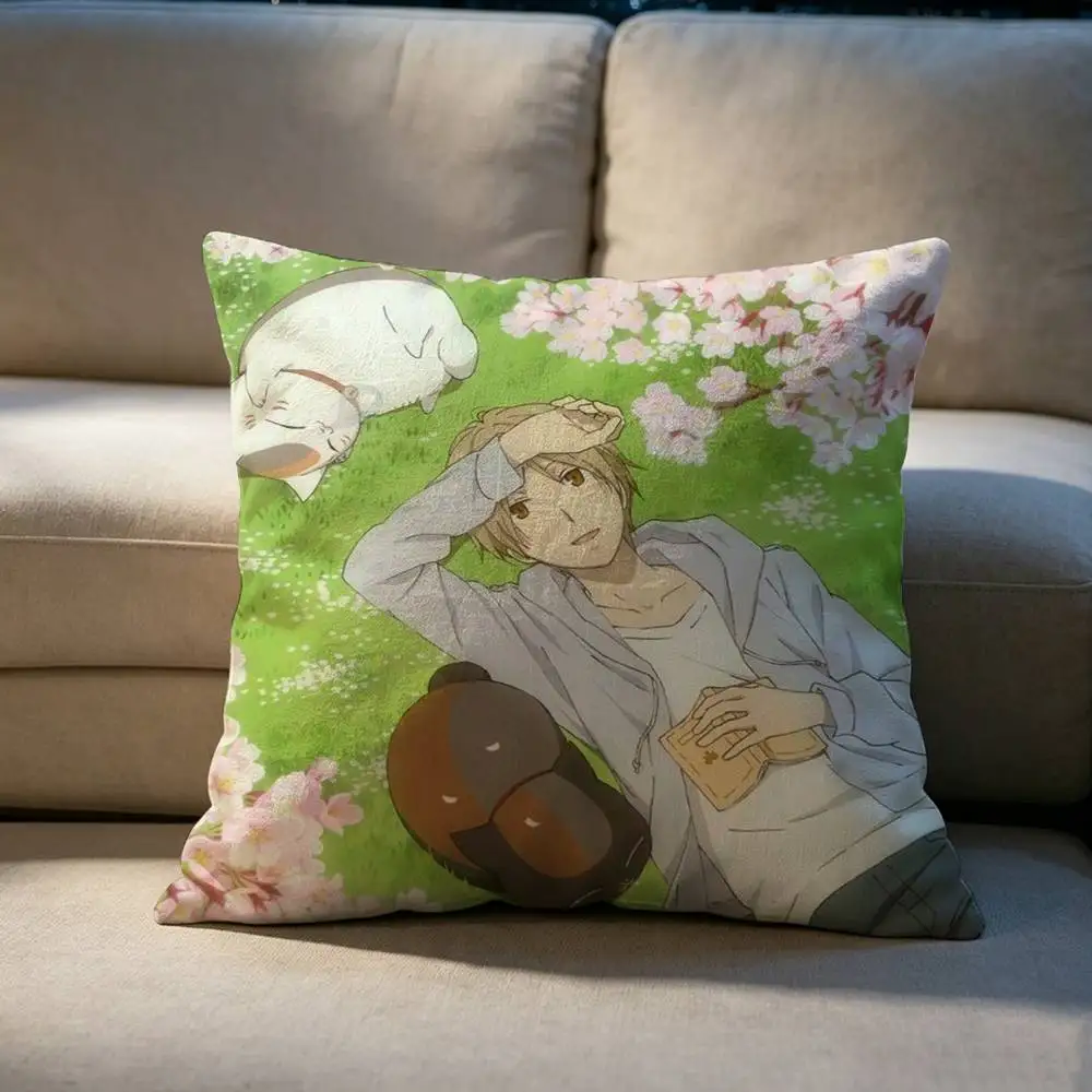 Natsume Reiko  Pillow cover gift High definition digital printing,Surprise  vivid pattern Household.