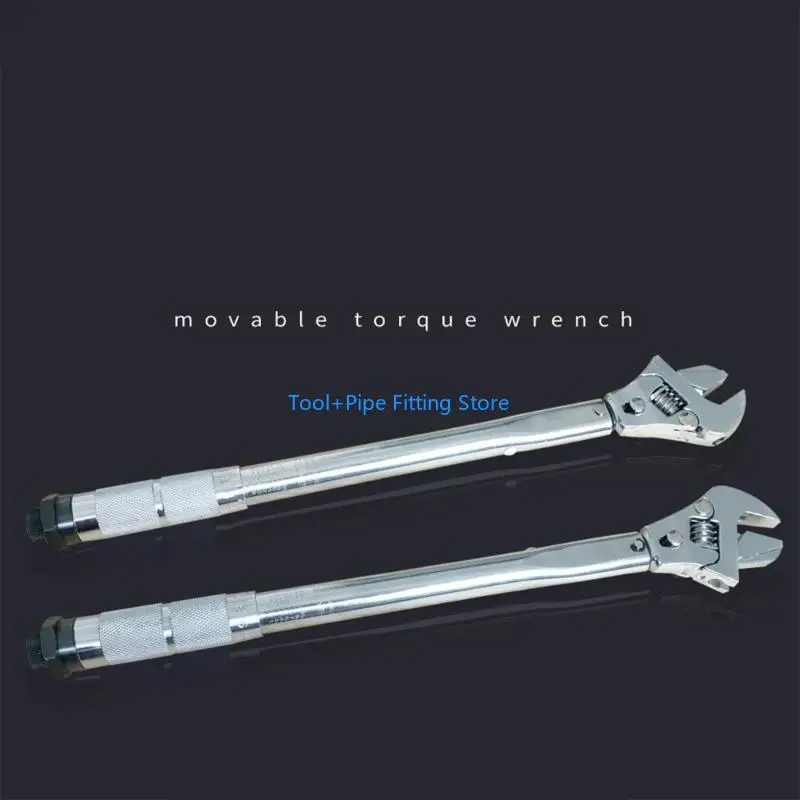 F92B Professional Grade Wrench Spanner with Changeable Head Durable and Precise Wrenches Adjustable Torque Hand Tool