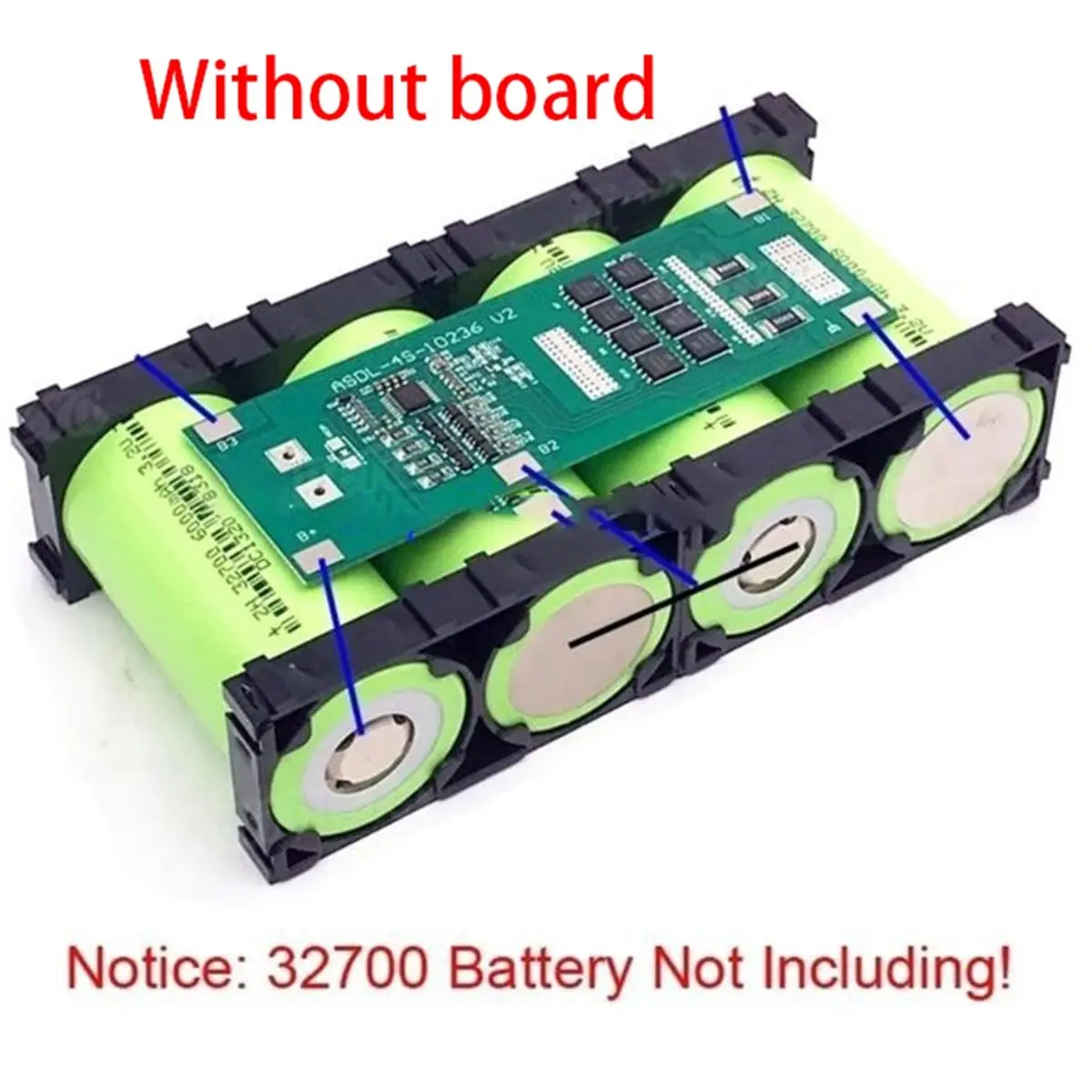 (A99Z] 32650 32700 Lifepo4 Battery Storage Box with Bracket for 12V 7Ah Uninterrupted Power Supply Battery Use