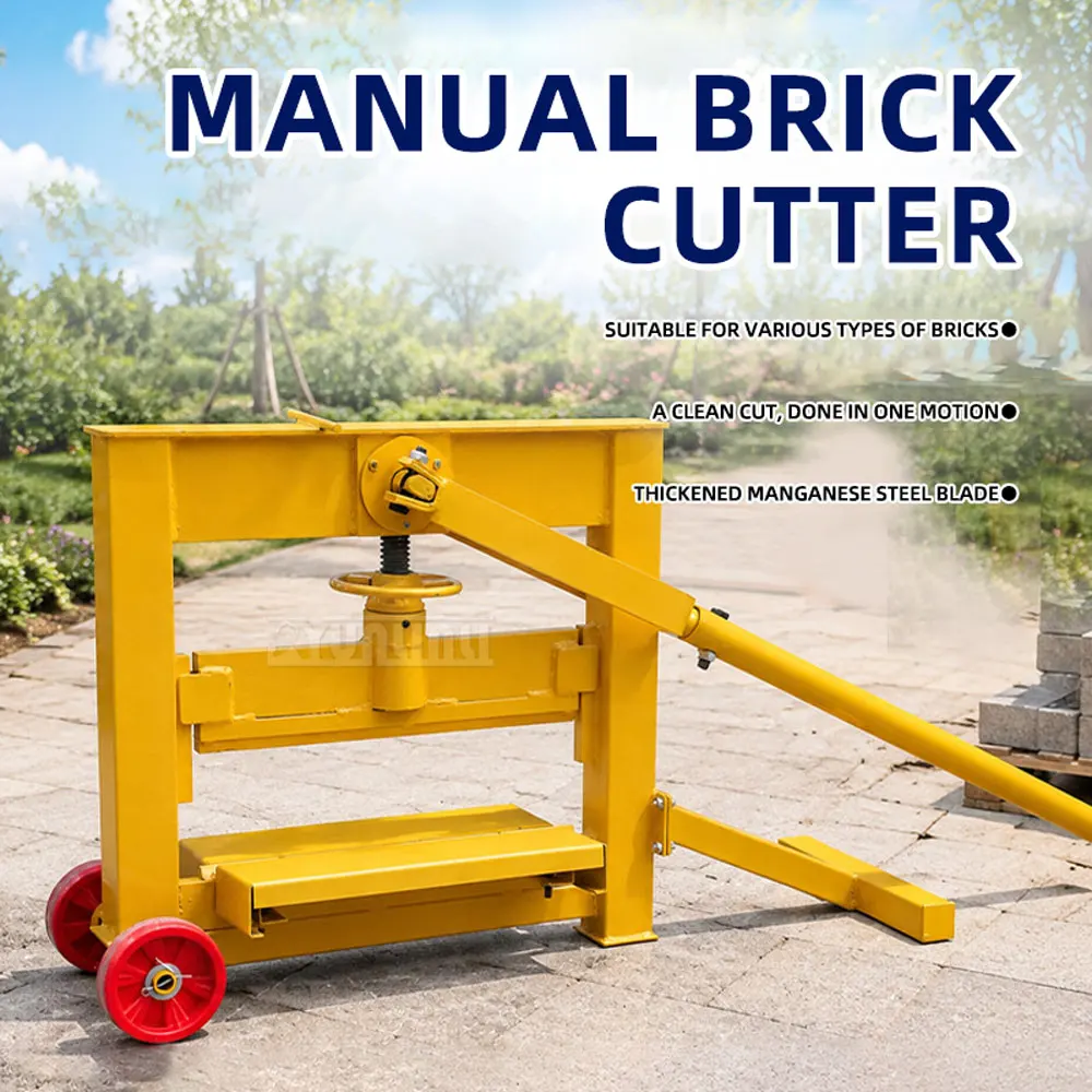 Manual Brick Cutter, Masonry Hand Cutting Tool, Brick Breaking Tool Small for Construction Building Site