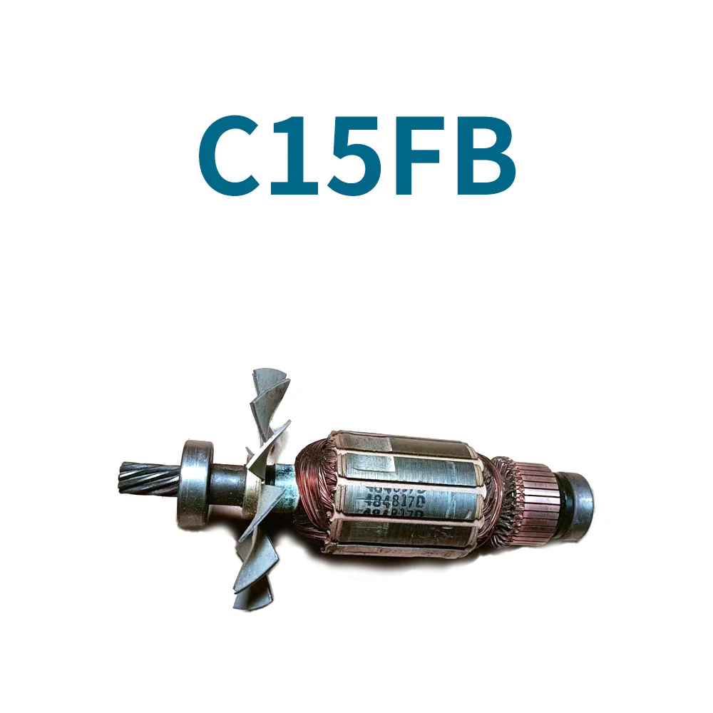 armature-for-hitachi-c15fb-aluminium-grinder-rotor-armature-motor-power-tools-spare-parts-replacement