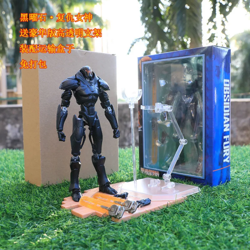Revenge Wanderer Pacific Rim Obsidiaan Sabel Mechanisch Speelgoed Figuur Figuur Model Desktop Decoratie Speelgoed Collectie Bandai