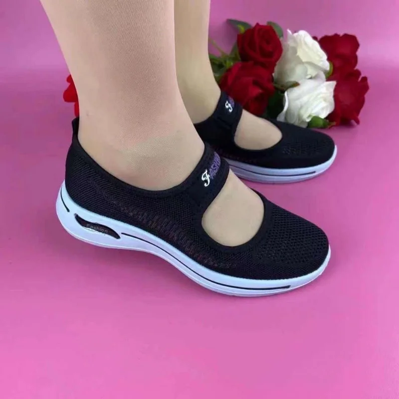 

Sneakers Women Shoes Fashion Spring Autumn Casual Mesh Breathable Walking Shoes Soft Sole Slip On Sneakers Chaussure Femme 2023