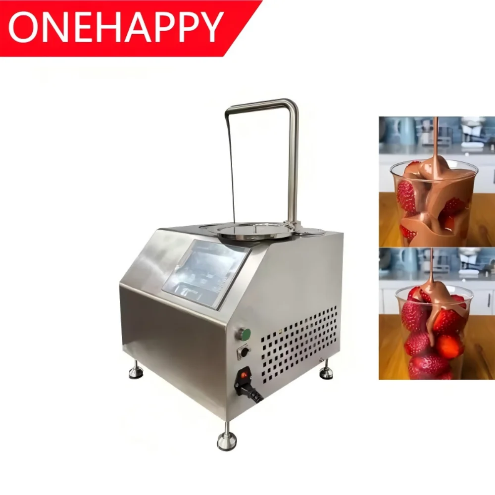 

5.5L New Design Chocolate Melting Machine - Electric Tempering & Dispensing Equipment, Chocolate Spiral Tap Machine