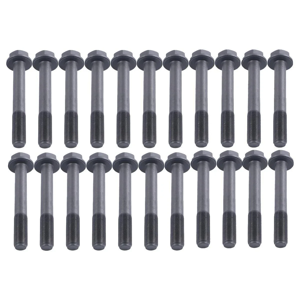 

22xCylinder Head Bolt 218227A1 218228A1 For CASE C80 C90 CX100 MX100C CX80 MX80C