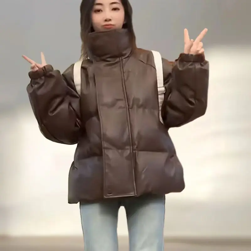 

Женские пуховики-парки в корейском стиле: популярная женская одежда, модные молнии, белые, с регулируемыми манжетами, водонепроницаемые, яркие расцветки