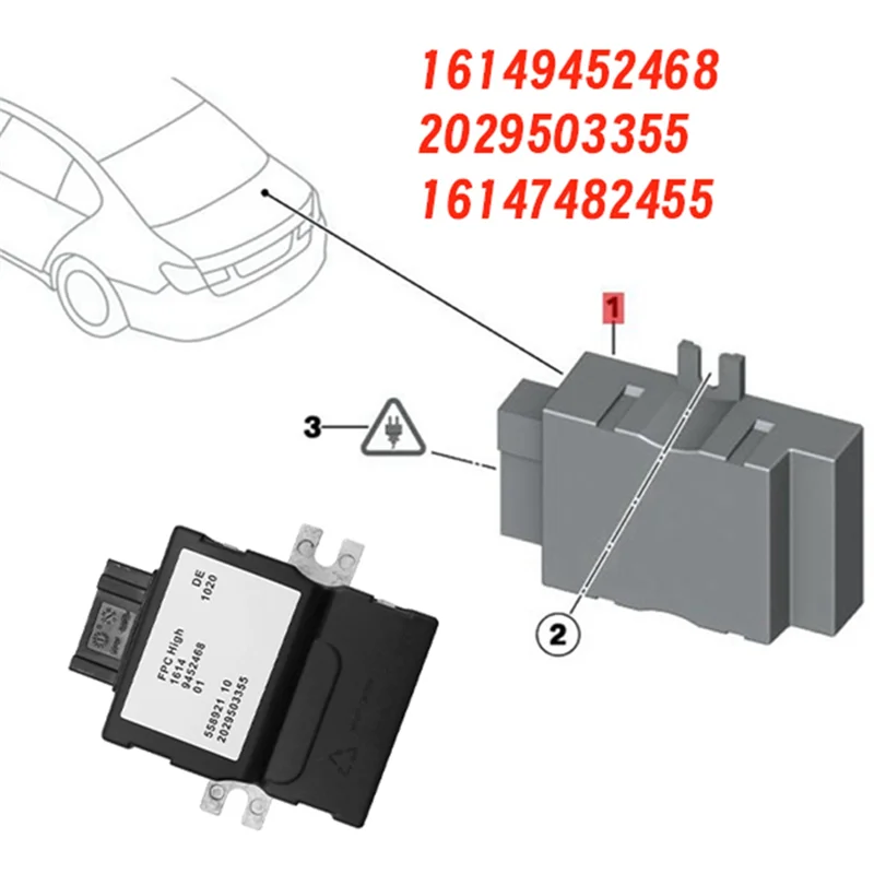L39A-جديد وحدة تحكم مضخة الوقود وحدة 16149452468 2029503355 لسيارات BMW 3 5 7 Series X3 X4 X5 X3 G01 G30 G11 G12 G20 G211614748245