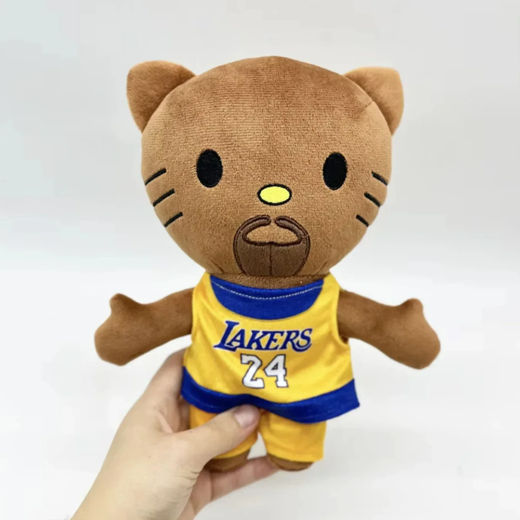 

Hello Kitty as Kobe Plush Doll Plushies Soft Stuffed Toys 23cm Cute Kids Boys Girls Birthday Christmas Gifts