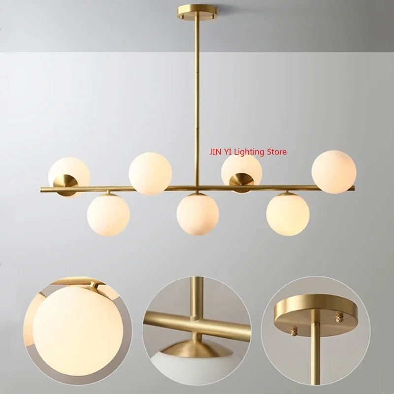 New Magic Bean Pendant Lights For Bedroom Loft Kitchen Glass Indoor Lighting Fixtures House Decoration Not Included Bulb