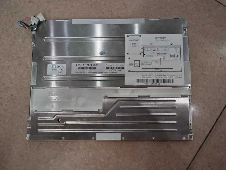 

12,1-дюймовый ЖК-экран LQ121S1LG61, проверен на нормальную работу перед отправкой.