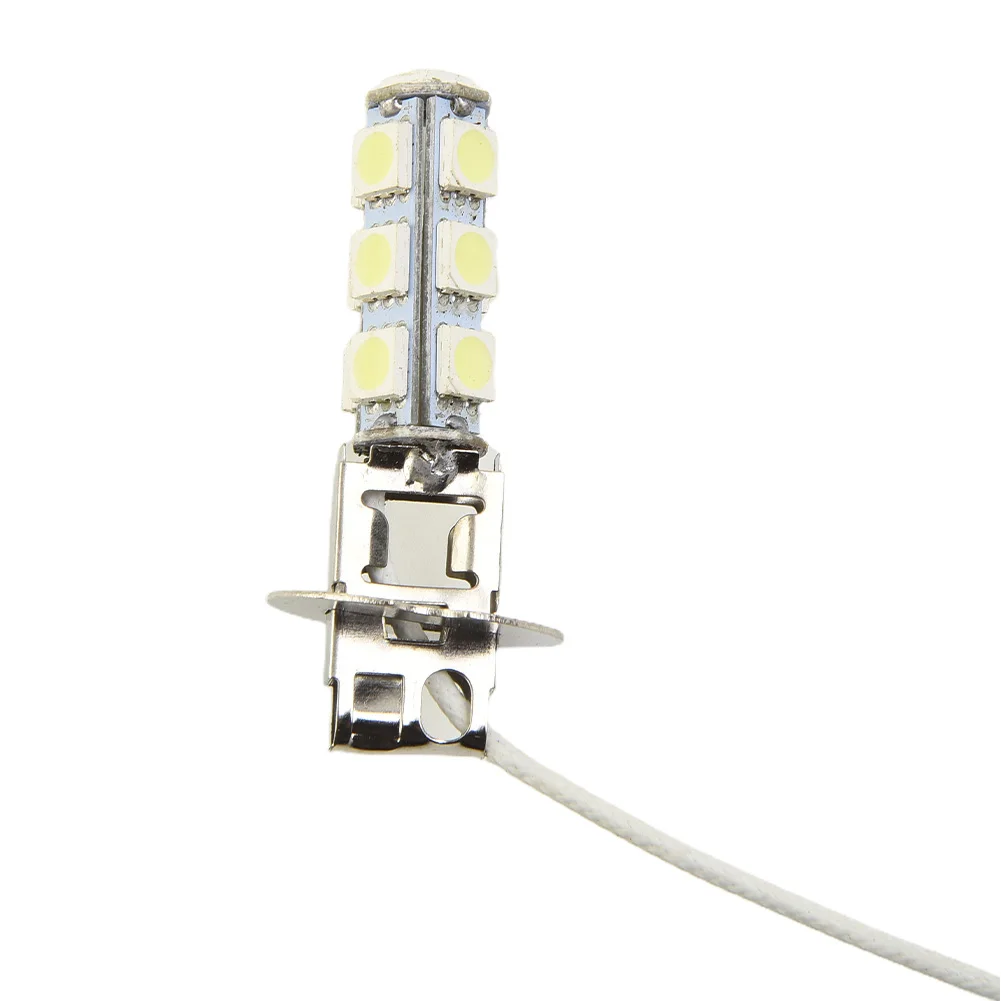 2X H3 LED Light Bulbs 12V for Fog Light and Daytime Running Light Replacement with Standard H3 Base Compatibility