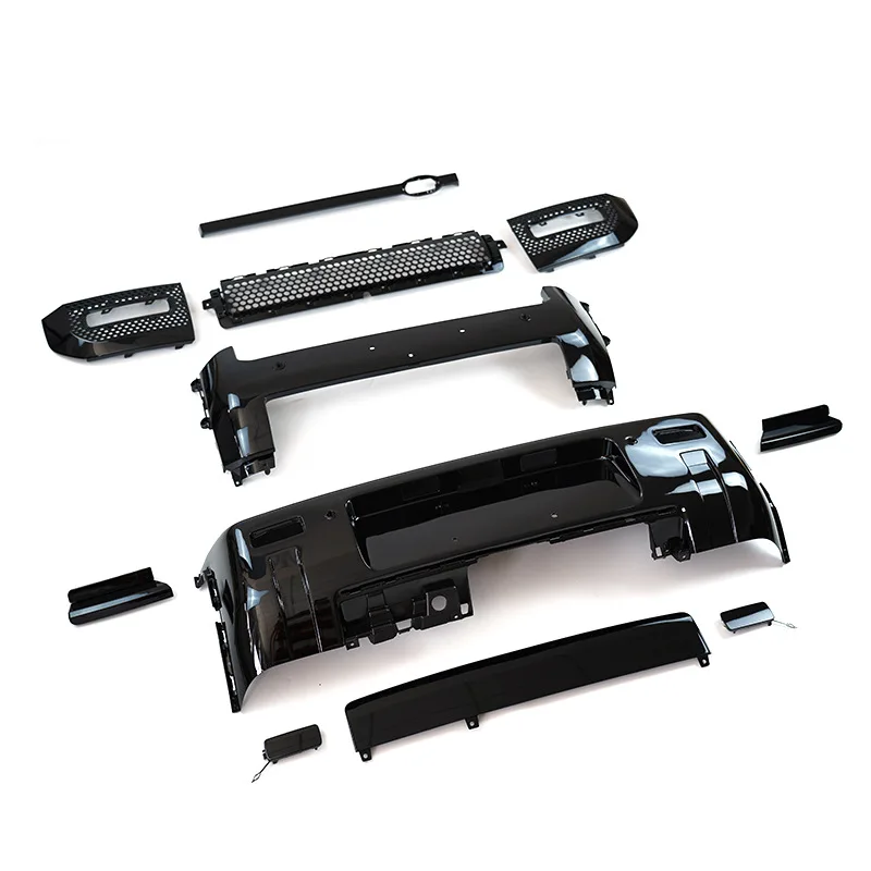 

Suitable for 20-24 Land Rover New Defender 110/90 Exterior Modification 007 Darth Vader Front and rear bars surround the Obsidia