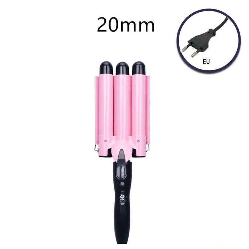 

D0AB щипцы для завивки волос с тройным стволом 20/22/25/28/32 мм, щипцы для завивки с быстрым нагревом