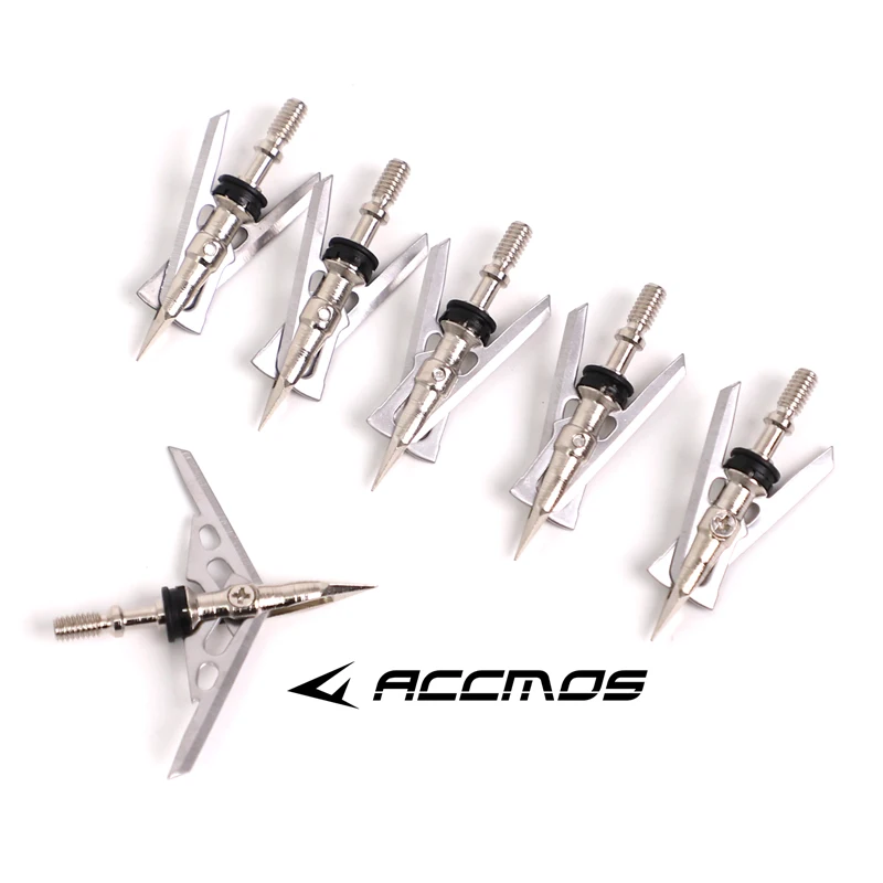 

3/6/12/24pcs 100gn Broadheads Archery Arrow tips Arrow Points Hunting Arrow Heads 2 Blade