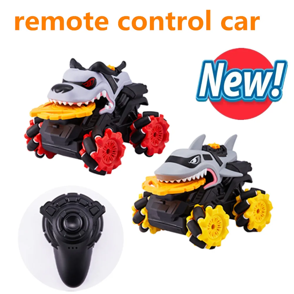 Radio Control Toy Car Model Electric Hobby Kids Toys RC Shark Monster Car Truck RC Cars For Boys  8-12 And Girls