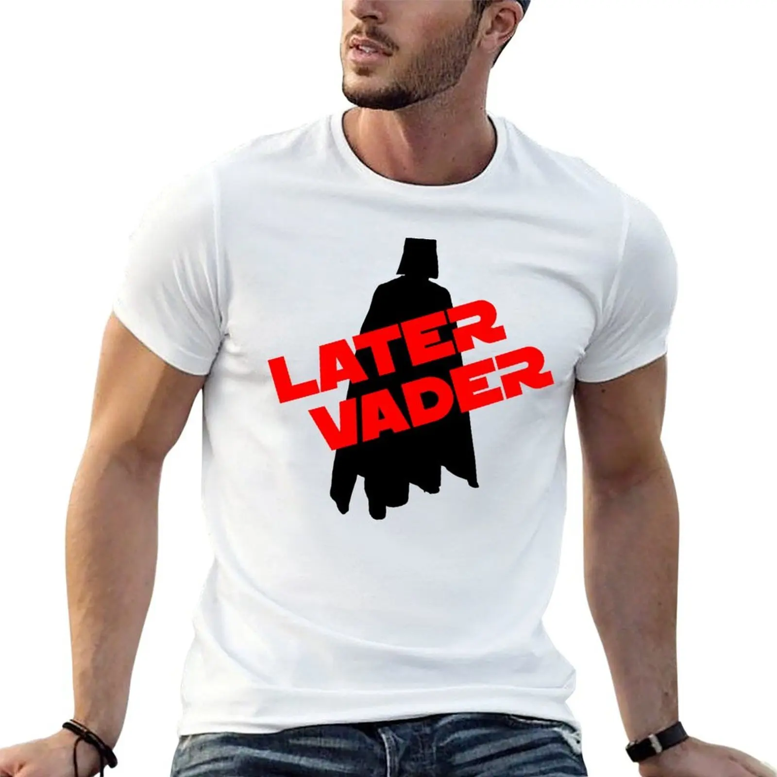 

Later Vader T-Shirt man t shirt heavy cotton g man t shirts for men T-Shirt
