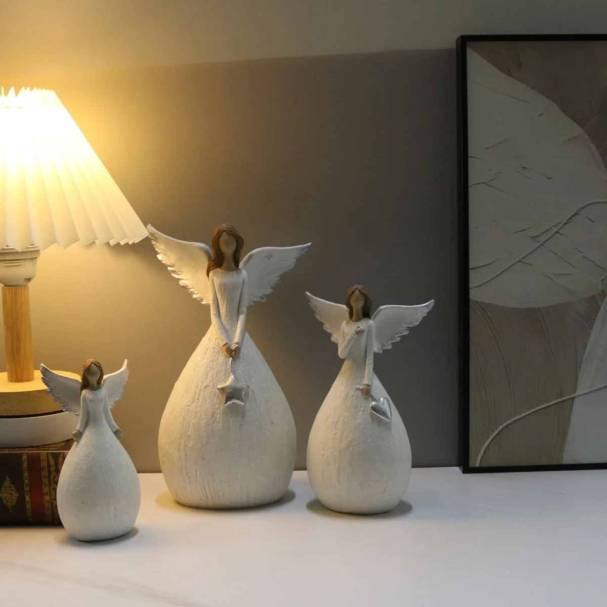 Blessing Angel Figurine - Perfect For Christmas, Weddings & More | Durable Abs Resin Sculpture | Ideal Gift For Home Decor