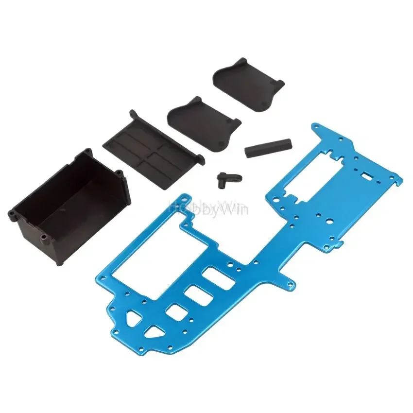 HSP part 102002 Alum Radio Try Battery Holder Upgrade 02115 for HiMOTO Hispeed 1/10 RC Nitro Car 94101 94105 94108 94109 94110