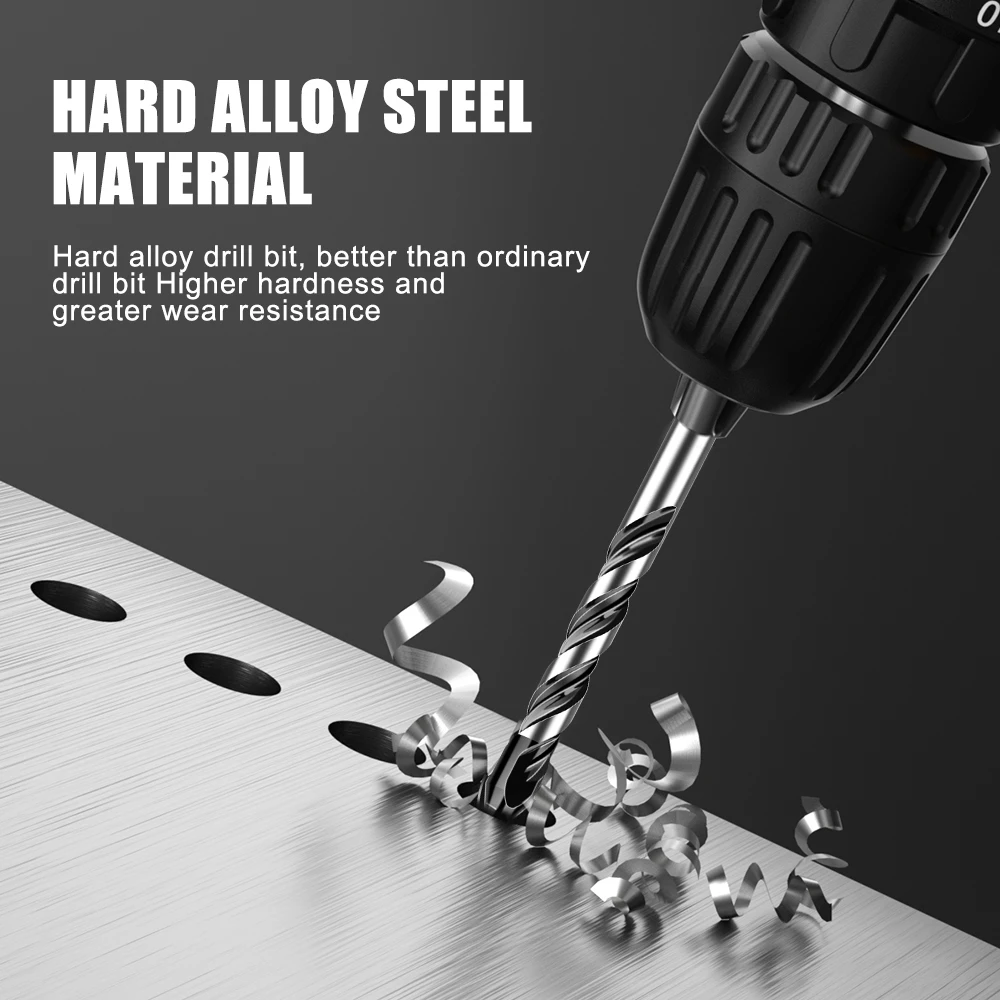 1PC 3-12mm Diameter Triangle Shank Carbide Drill Bit For Glass Tile Concrete Wall And Brick Drilling Application Punching Holes