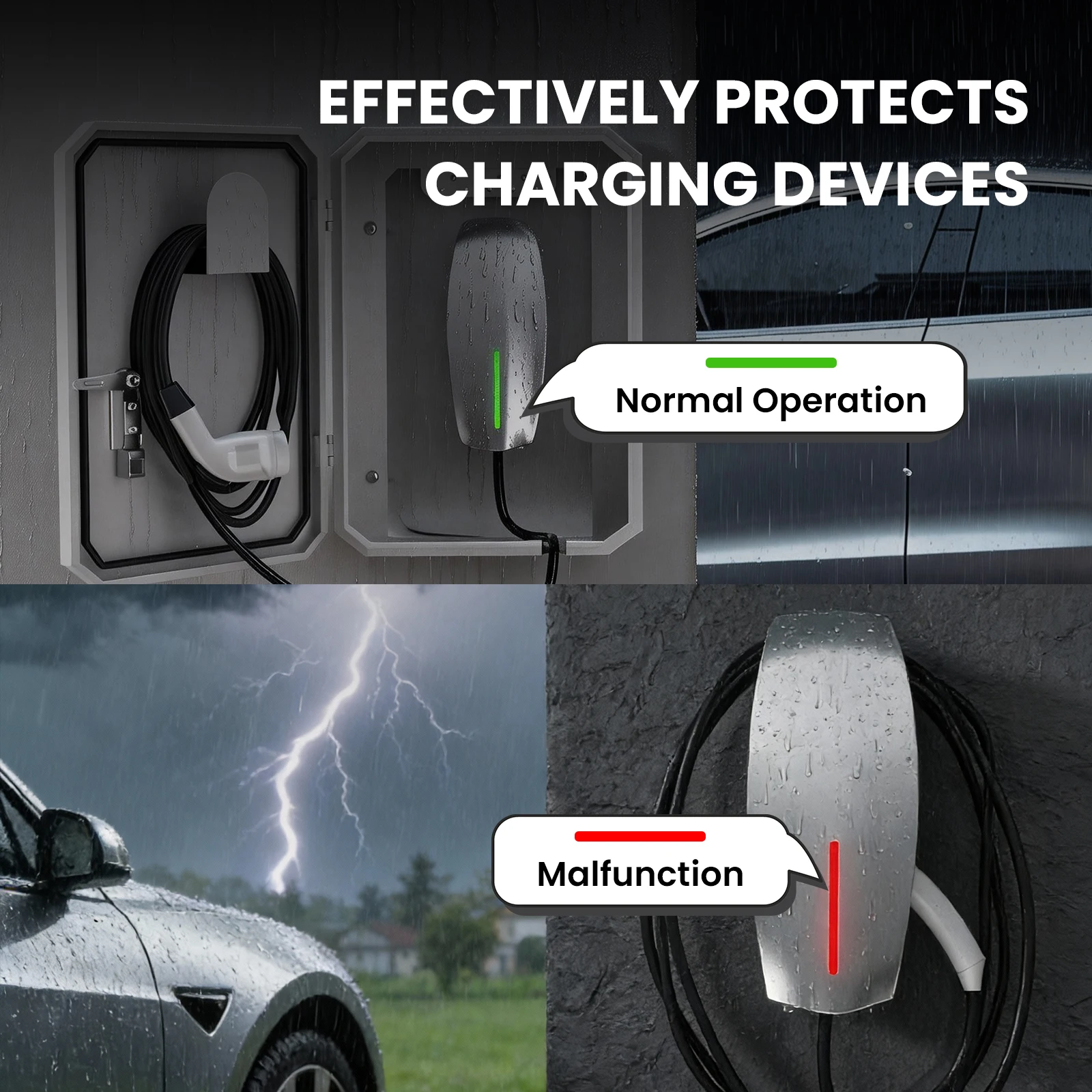 OEM EV Charging Protection Box for Electronic Enclosure with Seamless One Piece Design Wall Mounted 1.2mm Cold Rolled