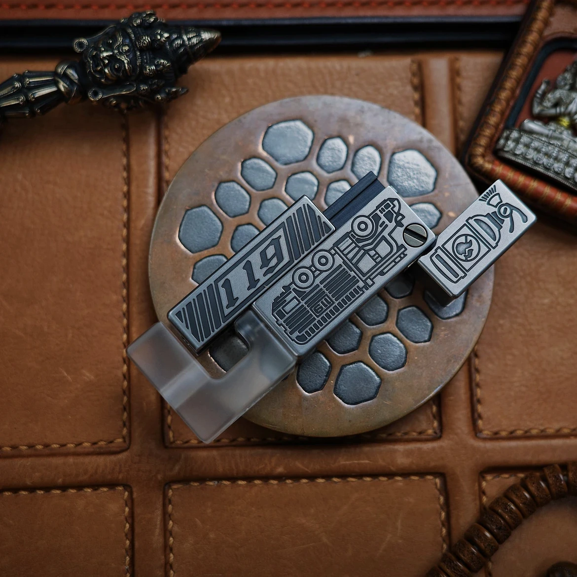 Jouets EDC Anti-Stress en alliage de Zirconium, diapason, Fidget Spinner coulissant, jouets sensoriels en métal pour tdah, outil de mise au point pour tdah