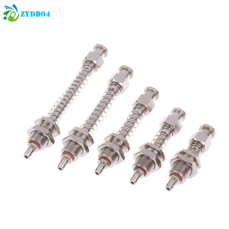 ●1Pcs M12 Extend Thread Top Air Admission Sucker Buffer Connecting Rod Automation Tools Robot Vacuum Suction Cup Fitting