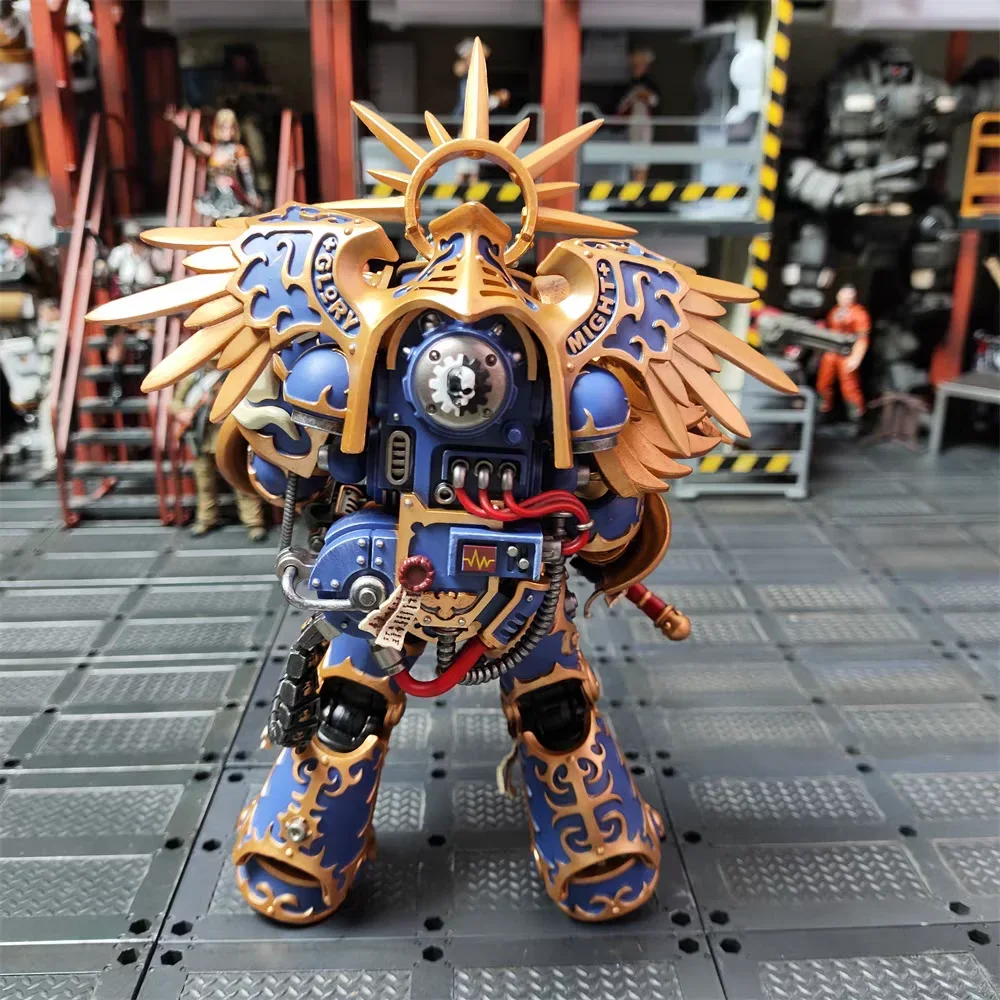 【Op voorraad】Originele JOYTOY Warhammer 40K Ultramarines Originele Robert Guilliman Anime Serie Militair Model 1/18 Action Figure