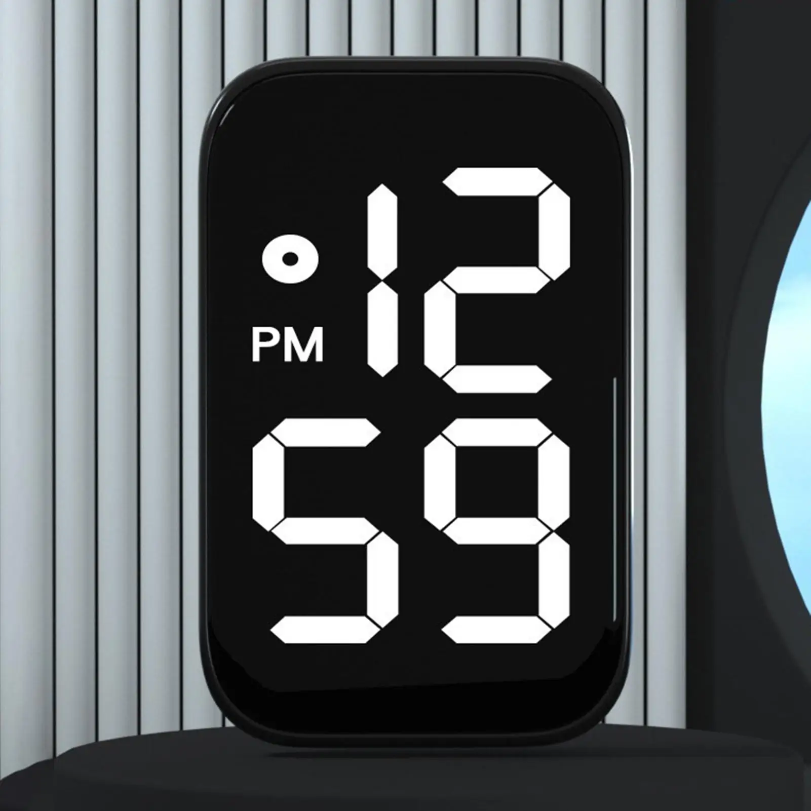 Car Clock Digital Luminous Waterproof Watch LED Screen Small Stick On Clock For Car Dashboard Interior Motorcycle Boat Bike view 4
