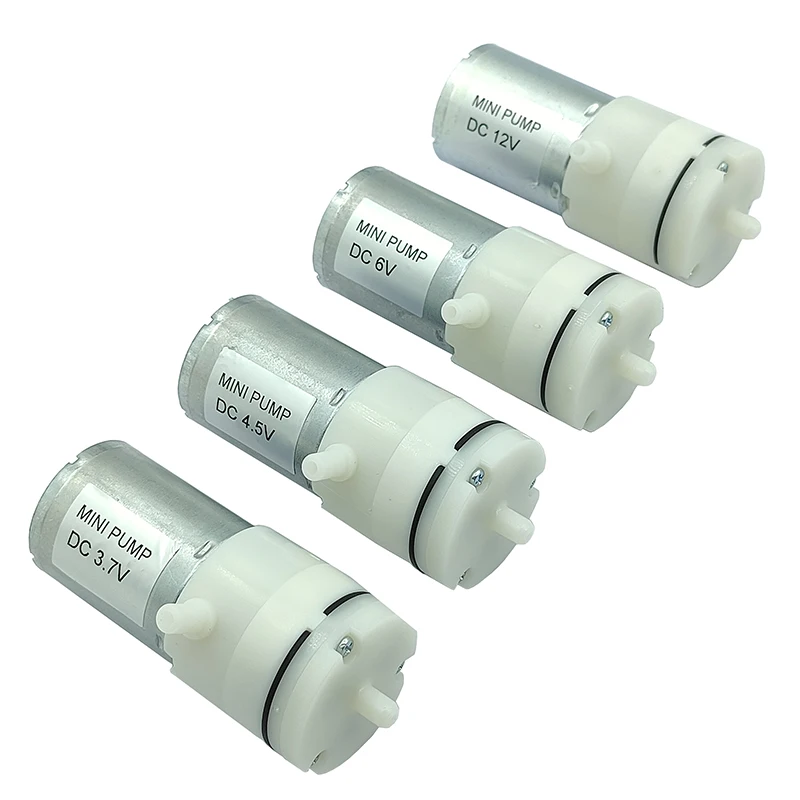 3.7V 6V 12V Mała Mini 370 Silnik Membranowa pompa powietrza Pompa próżniowa Podciśnieniowa pompa ssąca DIY Laktator Inflator Akwarium
