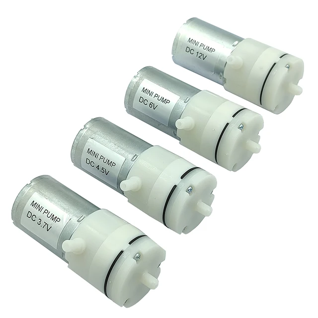 3.7V 6V 12V Mała Mini 370 Silnik Membranowa pompa powietrza Pompa próżniowa Podciśnieniowa pompa ssąca DIY Laktator Inflator Akwarium