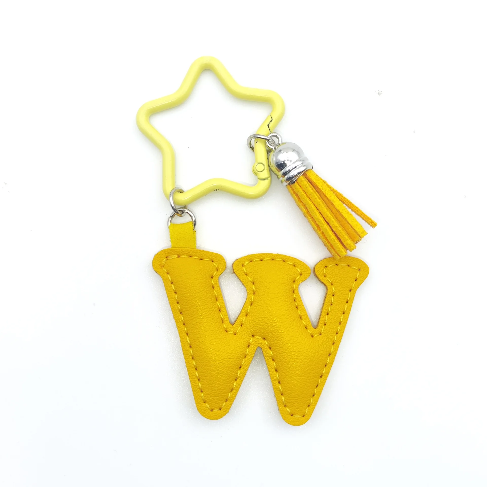 Neuer INS Süßer Acryl-Sternanhänger Leder-Buchstaben-Schlüsselanhänger Vielseitiger Niedlicher Schlüsselanhänger Taschen-Accessoire Anhänger Geschenk Großhandel – Detail 26