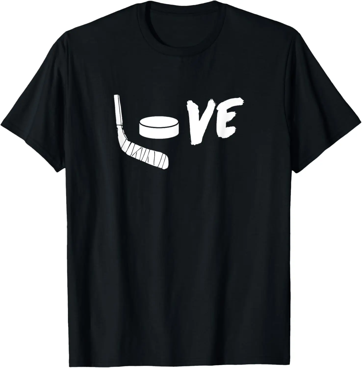 

Love Hockey - Ice Hockey Graphic t For Hockey Fans T-Shirt