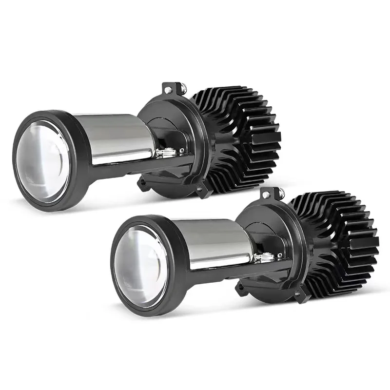 Y6D Lens H4 LED Headlight Universal 12V Motorcyle Car Light Far Integrated Headlight of Y7 Type Universal Bulb Car Motorcycl