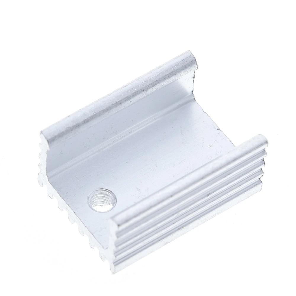 TZT 10pcs Aluminium TO-220 Heatsink TO 220 Heat Sink Transistor Radiator TO220 Cooler Cooling 20*15*10MM image 5