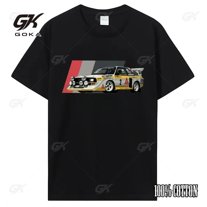 Sport S1 E2 Group B Rally Car Stig Blomqvist Mikkola And Walter  T-Shirt Casual T Shirt Cotton Tops Men's Clothing Unisex Tshirt