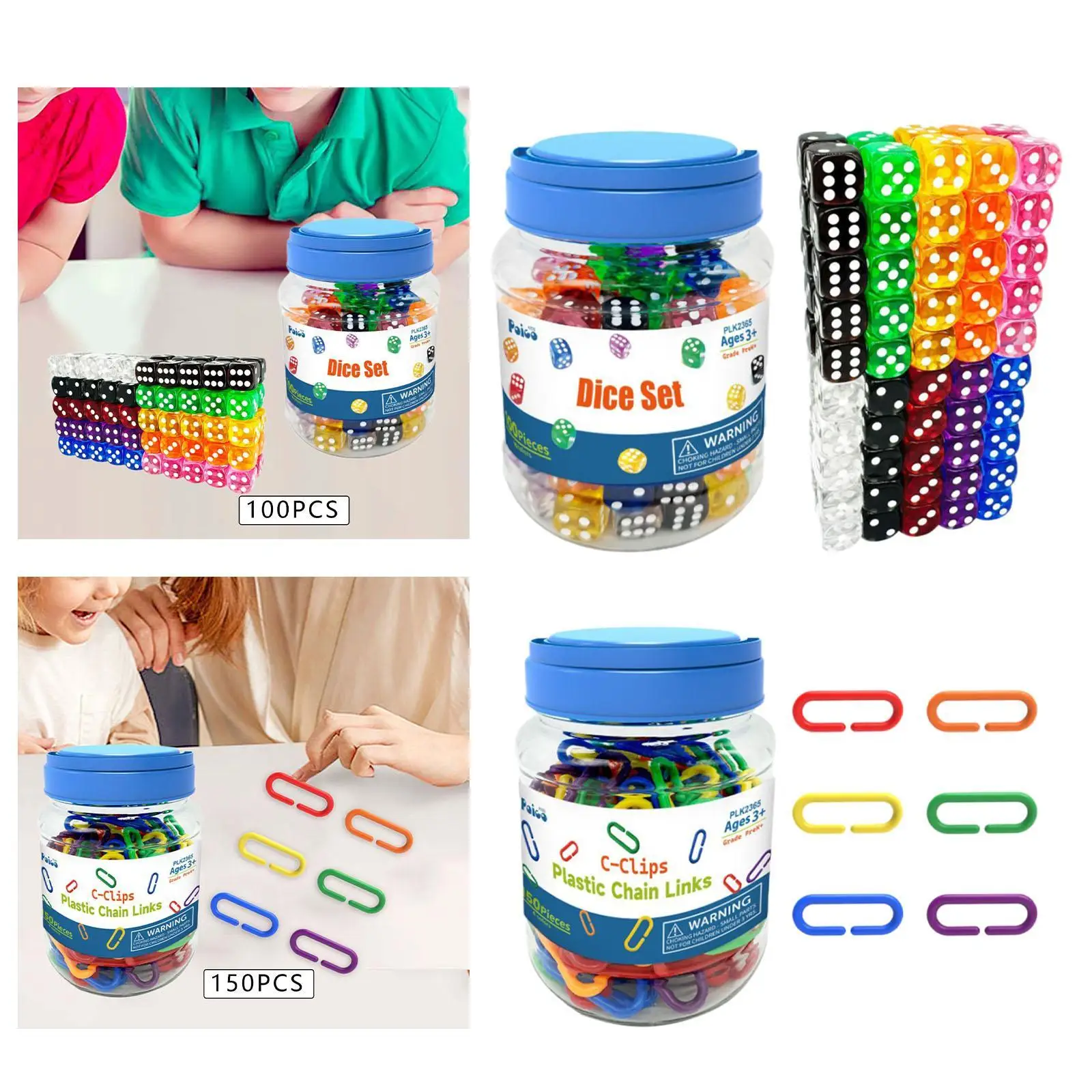 Learning Resource Toys Educational Toy Color Recognition Montessori Toy with Storage Jar for Teaching Playroom Home Travel Gift