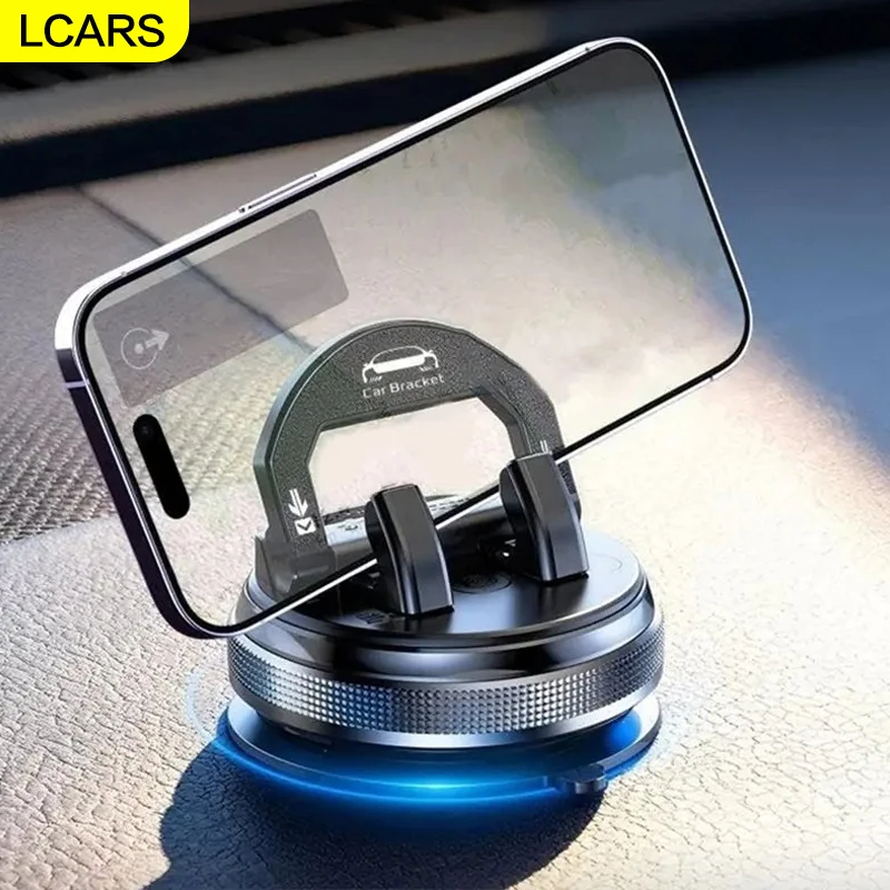 Faltbarer, universeller Handyhalter für Fahrzeuge mit 360-Grad-Verstellbarkeit und Vakuum-Befestigung, passend für jedes Auto und alle Arten von Handy-Zubehör für den Innenraum.