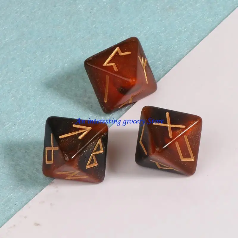 652d 3 pcs polyhedral acrylic 8-joy table game with for regh reclusio beautiful