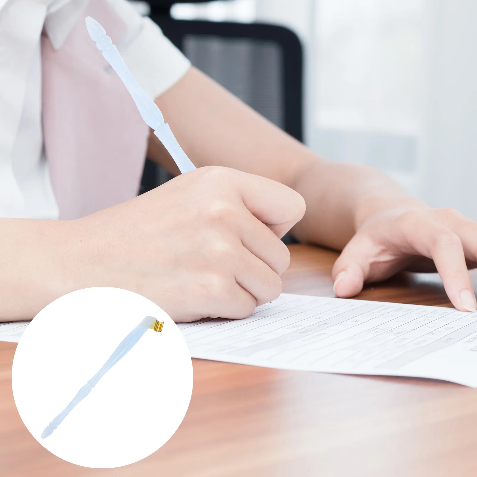 

Держатель для ручки с косой каллиграфией, стильный белый, синий, готический, для практики, для письма, удобная ручка, перьевая ручка для каллиграфии