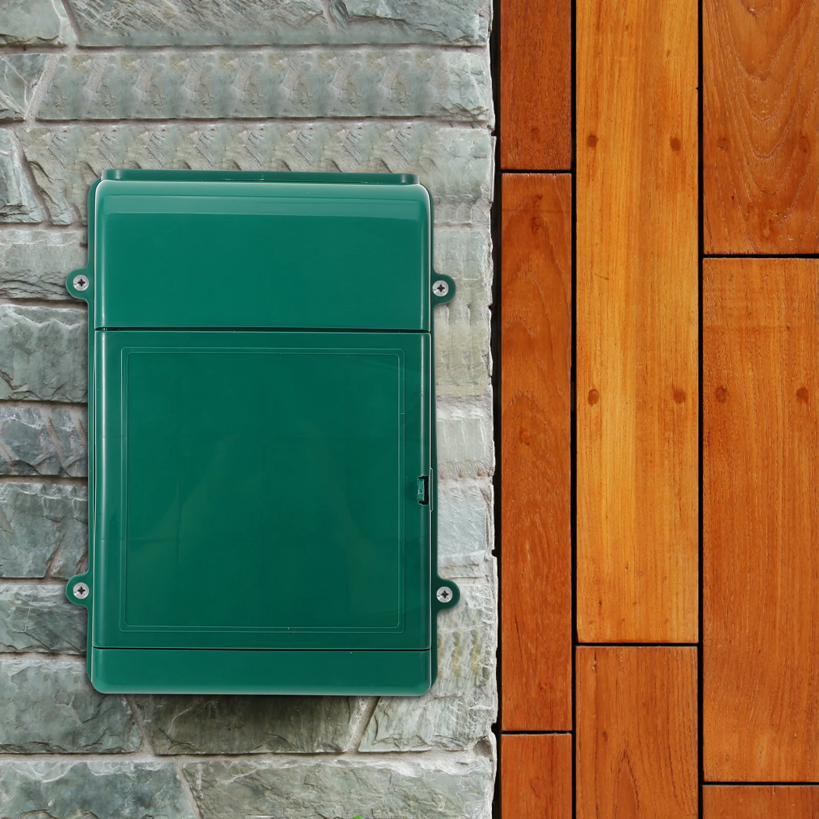 

Wall Mounted Mailbox Rainproof Suggestion Box Plastic Outdoor Household Office Mailbox No Lock Durable for Office Home Postbox
