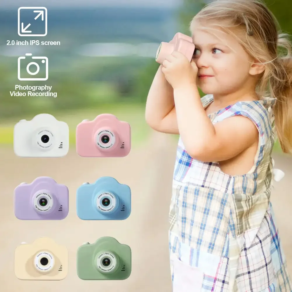 1080P HD Single Camera Video Camera Mini Kids Digital Camera Toys 2inch Color Display Cam Children Birthday Gift Outdoor Toys view 2