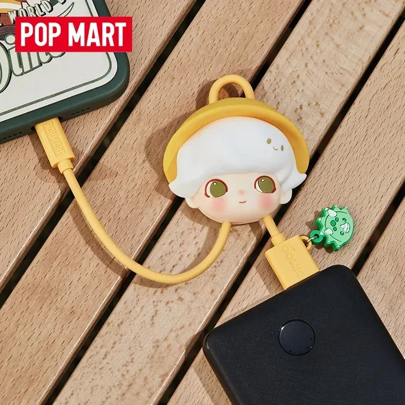 POP MART DIMOO Jurassic Dinosaur Series Cavo dati Scatola cieca Scatola cieca di ricarica Scatola misteriosa giocattolo Figura Scatola a sorpresa