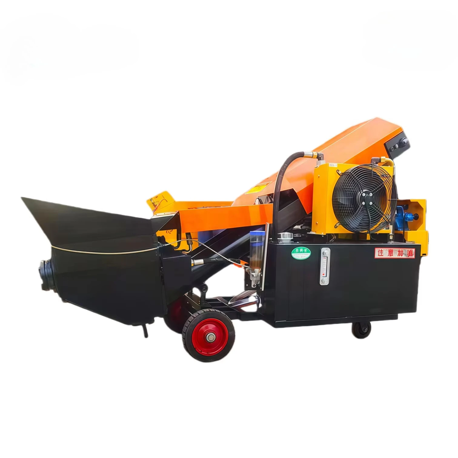 Customizable 90HP 10m³/h Small Concrete Pump Bridge Construction Infrastructure 1-year Warranty Rapid Delivery